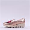 Wonders Fly Tassle Slip On Wedge - Rose Gold